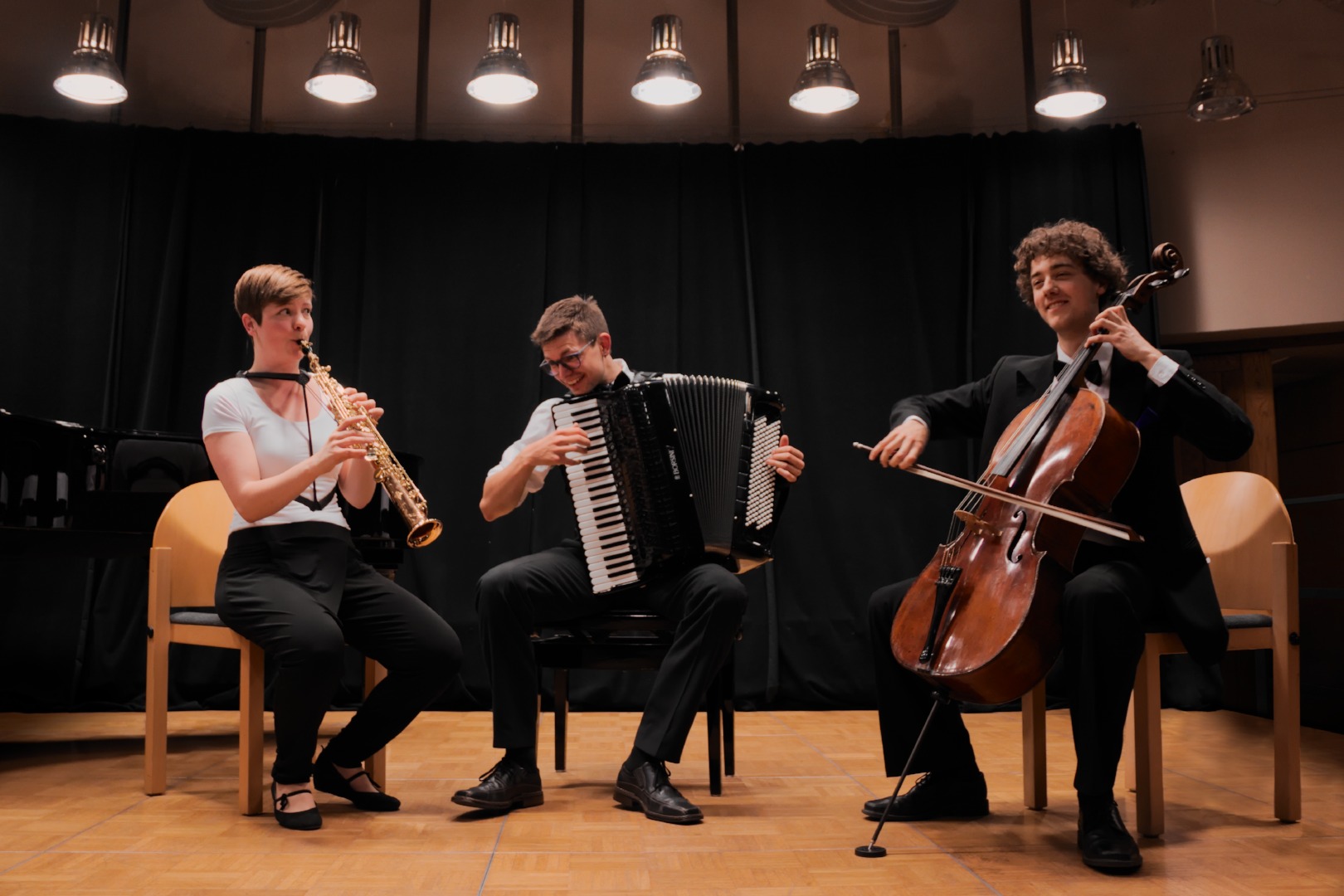 Konzertfoto Trio Züngelnder Saitenwind